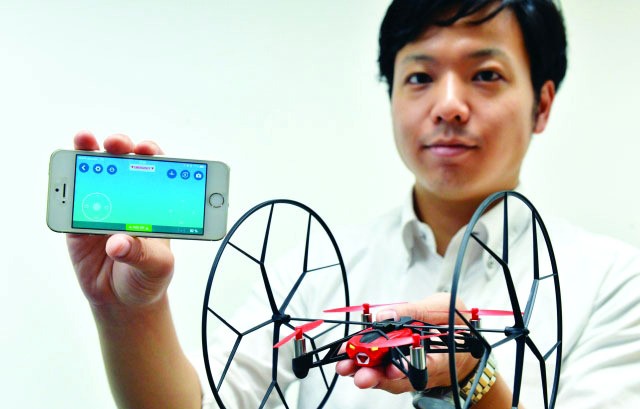 JAPAN-FRANCE-TECHNOLOGY-DRONE