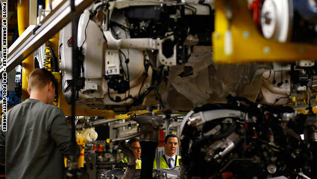 Chancellor George Osborne Visits Bentley Motors