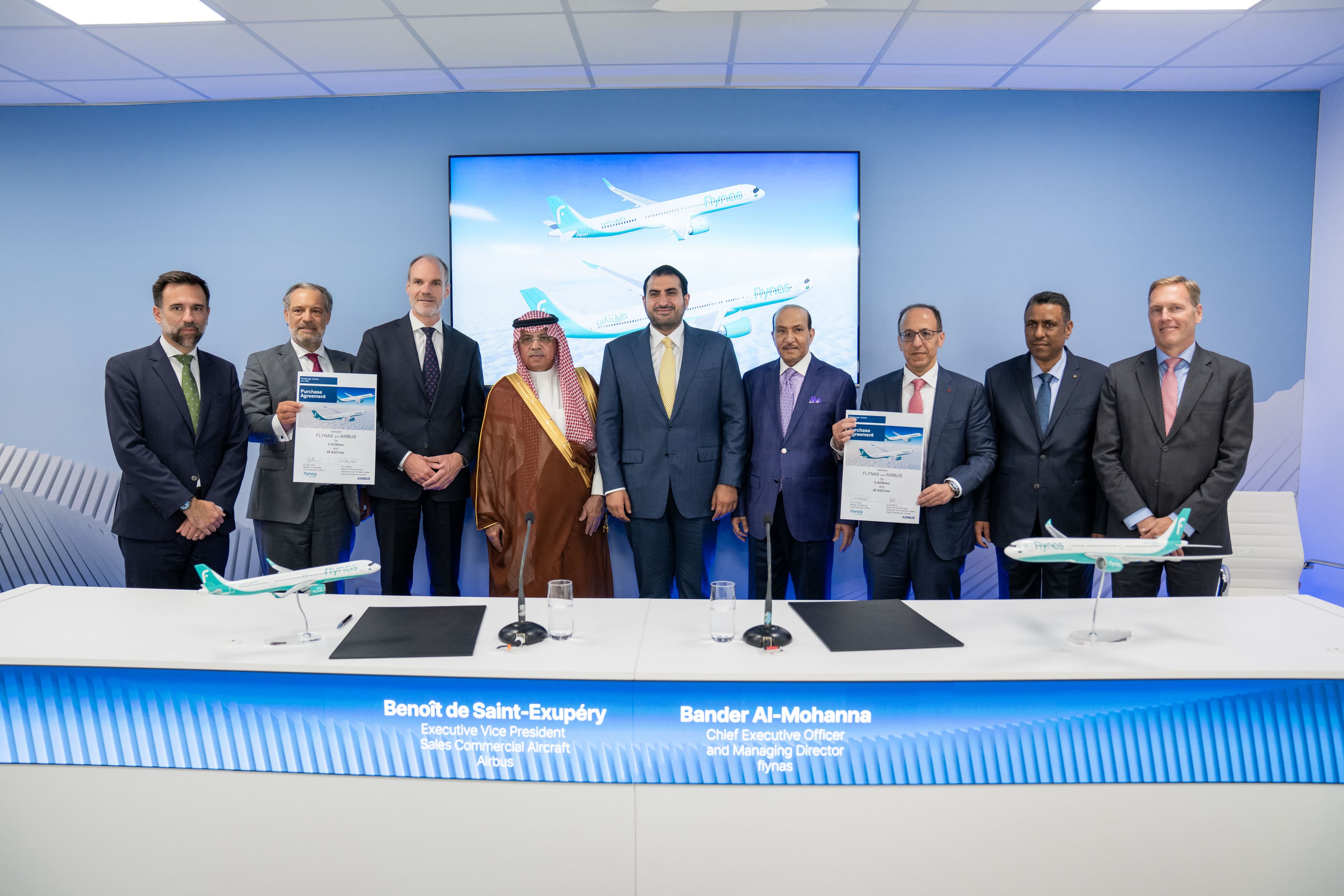 طيران ناس يؤكد شراء 25 طائرة جديدة من إيرباص تشمل 20 طائرة A321neo و5 طائرات A330neo عريضة البدن