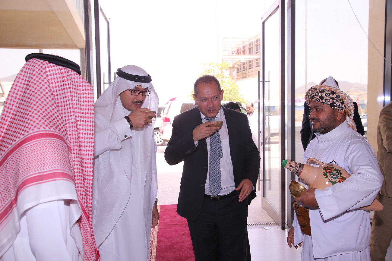 من مراسم استقبال السفير البريطاني بغرفة مكة المكرمة