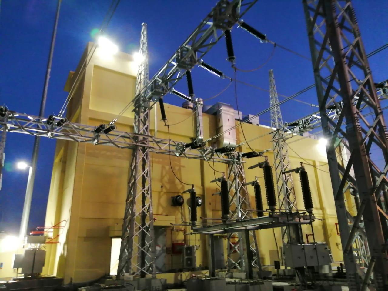 إنجاز مشروع رفع الطاقة الاستيعابية لمحطة عرفات1، بمقدار 134 م