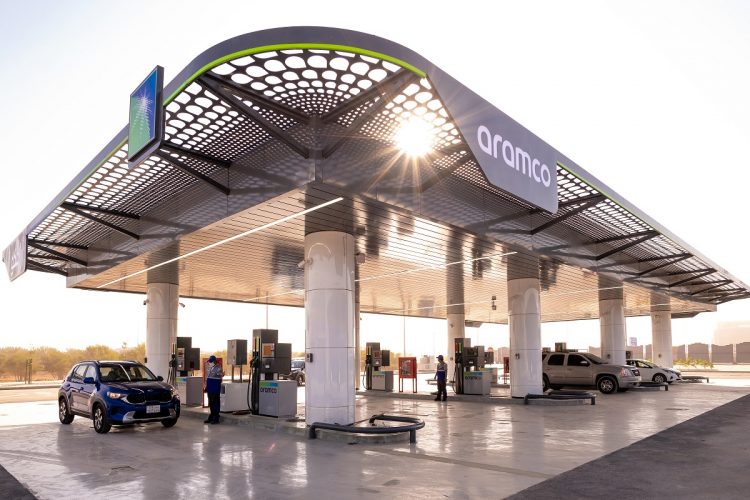 1st aramco gas station to open for the public in riyadh - C0616