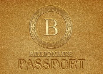 leather passport cover background